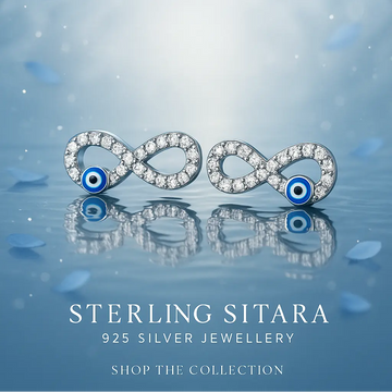 Day 4 - ♾️ Evil Eye Infinity Pure Silver Earrings