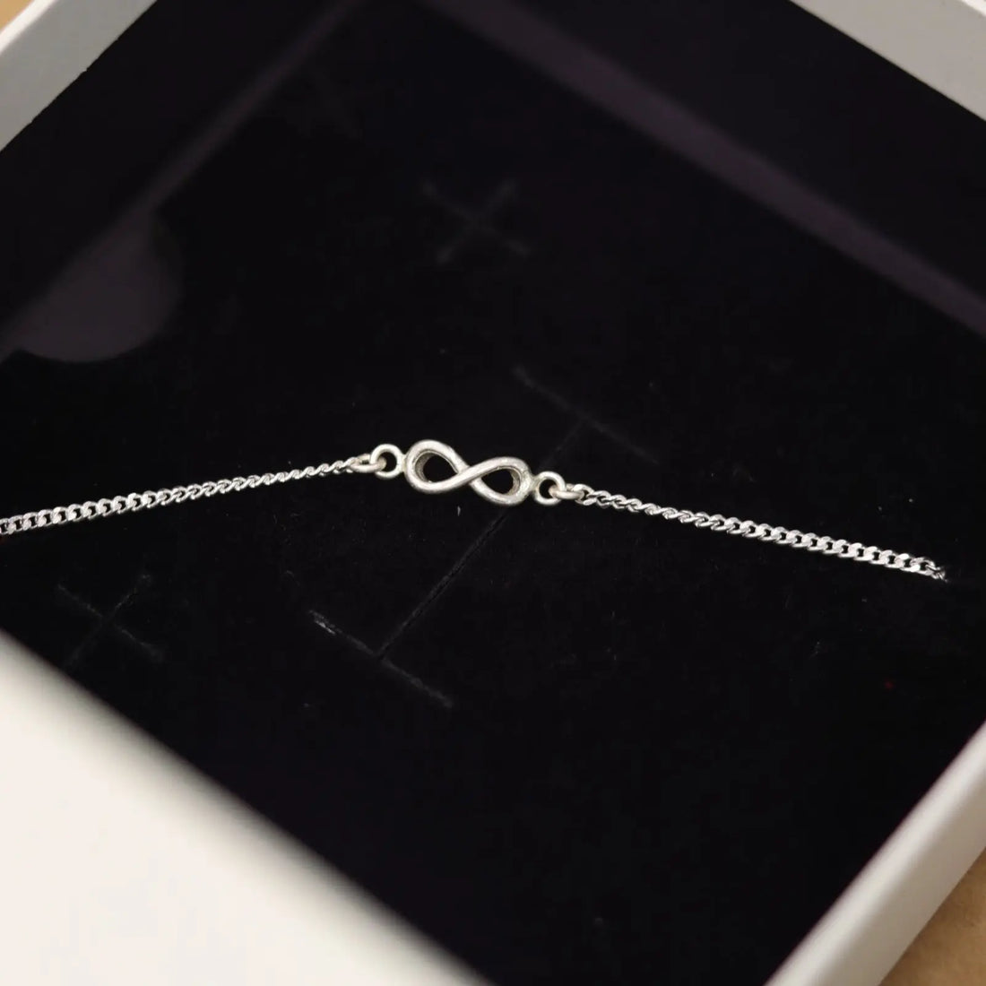 Pure 925 Silver Small Infinity Bracelet