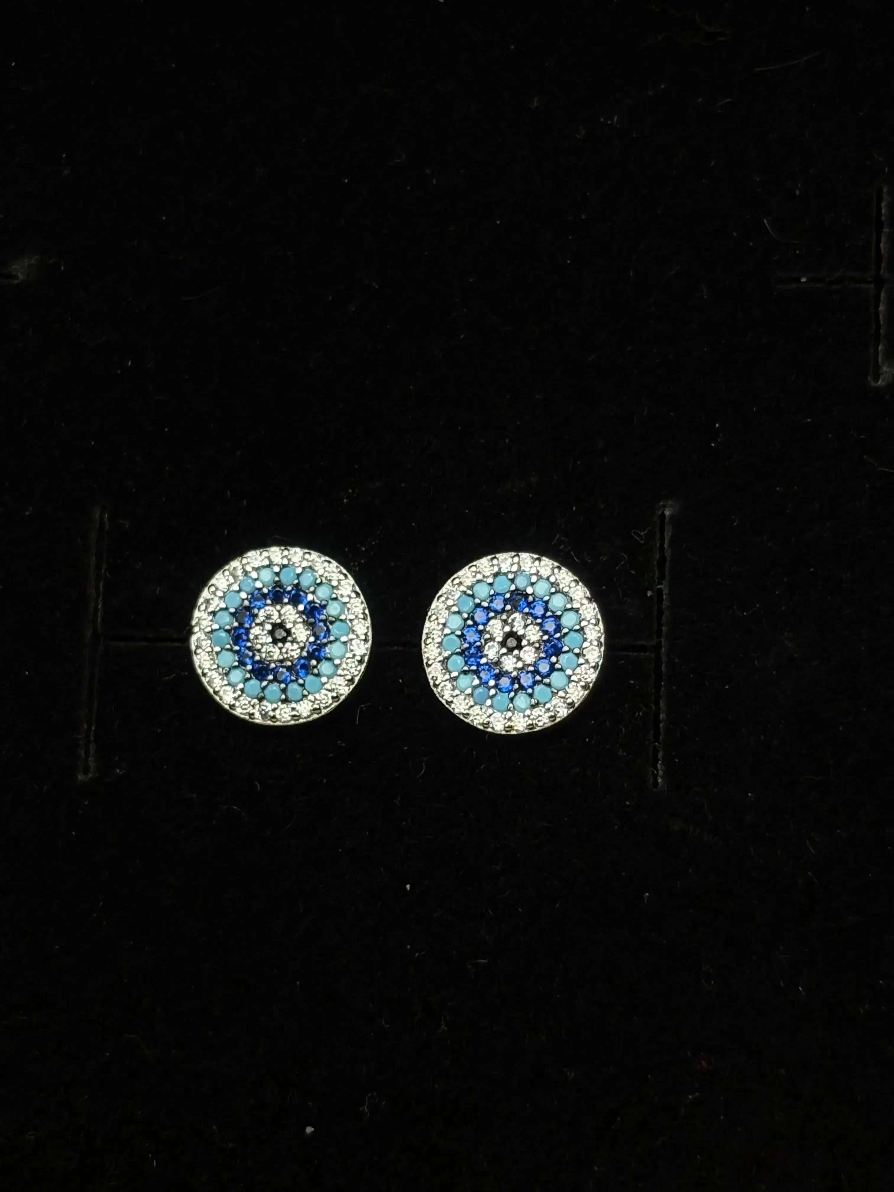 Day 3 - Evil Eye Earrings – Pure Silver