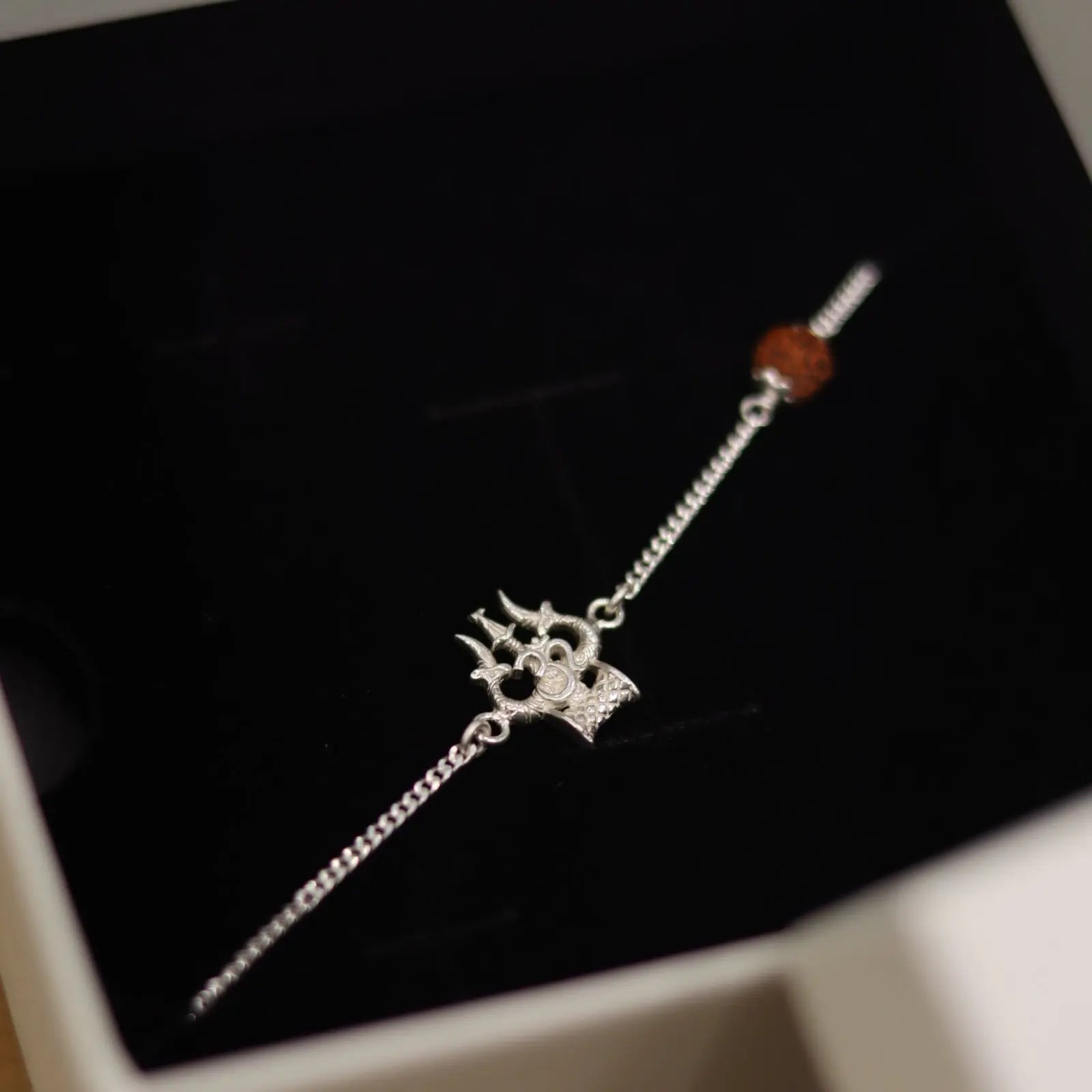 Trishul With Rudraksh Bracelet